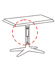 Klapptisch fürs Büro